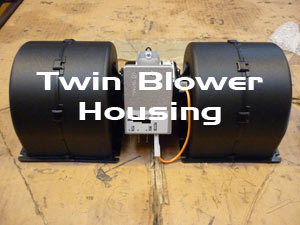 twin blower housing